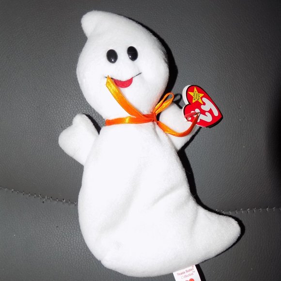 NEW 1995 Ty Beanie Baby Spooky With Errors + PVC